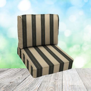 Picture of Berenson Tuxedo | Center Seam Patio Chair Cushions