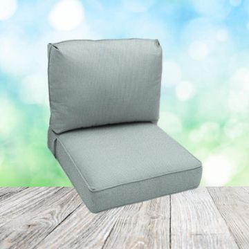 Picture of Bliss Dew | Center Seam Patio Chair Cushions