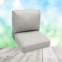 Picture of Bliss Linen | Center Seam Patio Chair Cushions