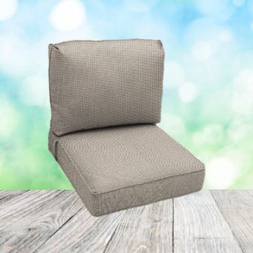Picture of Bliss Sand | Center Seam Patio Chair Cushions