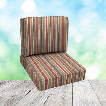 Picture of Brannon Redwood | Center Seam Patio Chair Cushions