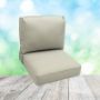 Deep Seating Patio Chair Cushions | Center Seam Style | Sunbrella