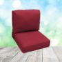 Picture of Canvas Burgundy | Center Seam Patio Chair Cushions