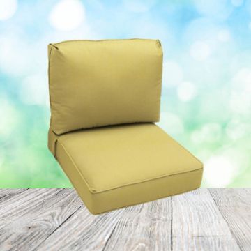 Picture of Canvas Buttercup | Center Seam Patio Chair Cushions