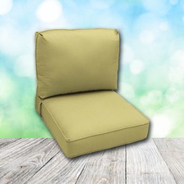 Picture of Canvas Canary | Center Seam Patio Chair Cushions