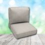 Deep Seating Patio Chair Cushions | Center Seam Style | Sunbrella