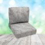 Deep Seating Patio Chair Cushions | Center Seam Style | Sunbrella