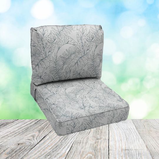 Deep Seating Patio Chair Cushions | Center Seam Style | Sunbrella