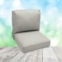 Deep Seating Patio Chair Cushions | Center Seam Style | Sunbrella