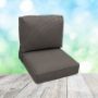 Deep Seating Patio Chair Cushions | Center Seam Style | Sunbrella