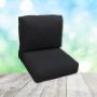 Deep Seating Patio Chair Cushions | Center Seam Style | Sunbrella
