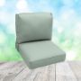 Deep Seating Patio Chair Cushions | Center Seam Style | Sunbrella