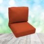Deep Seating Patio Chair Cushions | Center Seam Style | Sunbrella