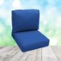 Deep Seating Patio Chair Cushions | Center Seam Style | Sunbrella