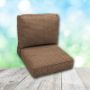 Deep Seating Patio Chair Cushions | Center Seam Style | Sunbrella
