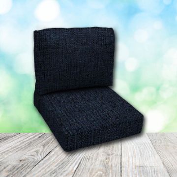Deep Seating Patio Chair Cushions | Center Seam Style | Sunbrella
