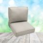 Deep Seating Patio Chair Cushions | Center Seam Style | Sunbrella