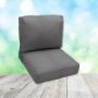 Deep Seating Patio Chair Cushions | Center Seam Style | Sunbrella