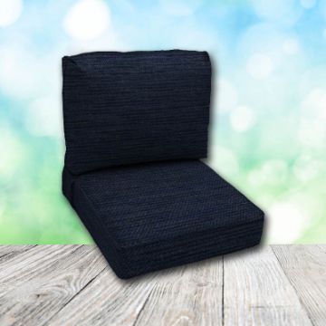 Deep Seating Patio Chair Cushions | Center Seam Style | Sunbrella