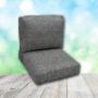 Deep Seating Patio Chair Cushions | Center Seam Style | Sunbrella