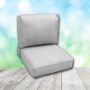 Deep Seating Patio Chair Cushions | Center Seam Style | Sunbrella