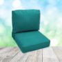 Deep Seating Patio Chair Cushions | Center Seam Style | Sunbrella