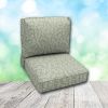 Deep Seating Patio Chair Cushions | Center Seam Style | Sunbrella