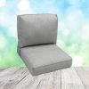 Deep Seating Patio Chair Cushions | Center Seam Style | Sunbrella