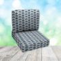 Deep Seating Patio Chair Cushions | Center Seam Style | Sunbrella