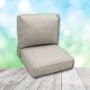 Deep Seating Patio Chair Cushions | Center Seam Style | Sunbrella