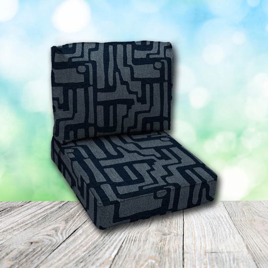 Deep Seating Patio Chair Cushions | Center Seam Style | Sunbrella