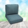 Deep Seating Patio Chair Cushions | Center Seam Style | Sunbrella