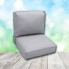 Deep Seating Patio Chair Cushions | Center Seam Style | Sunbrella