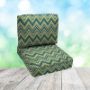 Deep Seating Patio Chair Cushions | Center Seam Style | Sunbrella