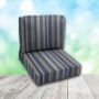 Deep Seating Patio Chair Cushions | Center Seam Style | Sunbrella