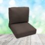 Deep Seating Patio Chair Cushions | Center Seam Style | Sunbrella