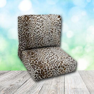 Deep Seating Patio Chair Cushions | Center Seam Style | Sunbrella