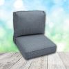 Deep Seating Patio Chair Cushions | Center Seam Style | Sunbrella