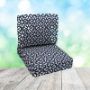 Deep Seating Patio Chair Cushions | Center Seam Style | Sunbrella