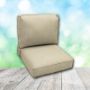 Deep Seating Patio Chair Cushions | Center Seam Style | Sunbrella