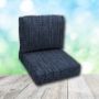 Deep Seating Patio Chair Cushions | Center Seam Style | Sunbrella