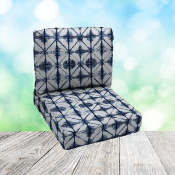 Deep Seating Patio Chair Cushions | Center Seam Style | Sunbrella