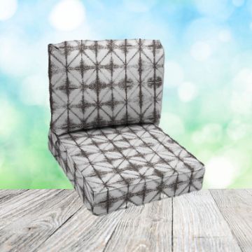 Deep Seating Patio Chair Cushions | Center Seam Style | Sunbrella