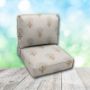 Deep Seating Patio Chair Cushions | Center Seam Style | Sunbrella