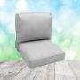 Deep Seating Patio Chair Cushions | Center Seam Style | Sunbrella