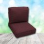 Deep Seating Patio Chair Cushions | Center Seam Style | Sunbrella