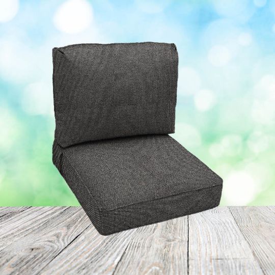 Deep Seating Patio Chair Cushions | Center Seam Style | Sunbrella