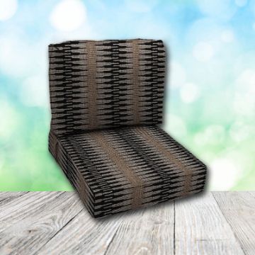 Deep Seating Patio Chair Cushions | Center Seam Style | Sunbrella