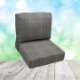 Deep Seating Patio Chair Cushions | Center Seam Style | Sunbrella