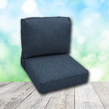 Deep Seating Patio Chair Cushions | Center Seam Style | Sunbrella